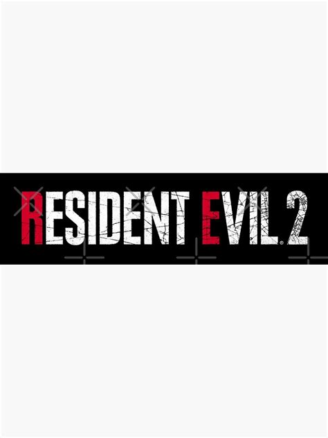 Resident Evil 2 Remake Logo Sticker For Sale By Mammothtank Redbubble