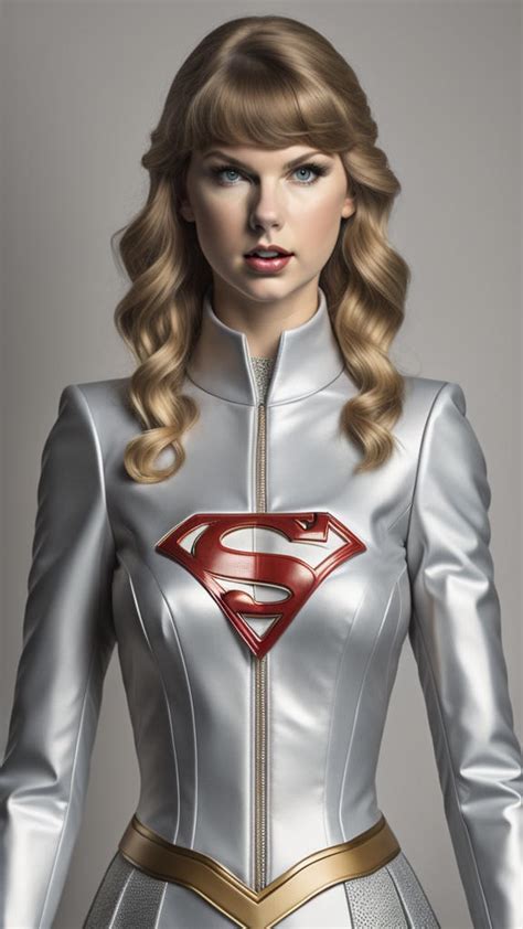 Taylor Swift As Supergirl White Suit By Darl25 On Deviantart