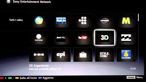 You can now navigate on the smart hub and then apps in your tv and that way you will find the. Sony Smart TV: Sony Entertainment Network - DDay.it - YouTube