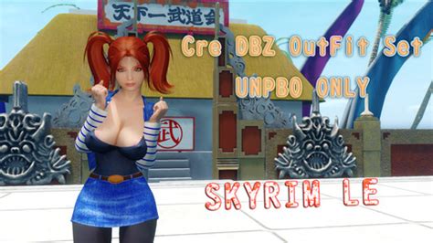 Skyrim Le And Se Cre Dbz Outfit Set
