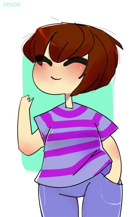 A Doobel Of Frisk From Undertale Bc They R A Cute Aaa Im Watching