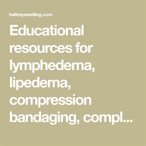 Pin On Lymphedema And Lipedema