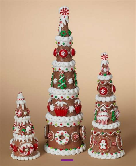 Gingerbread Trees Gingerbread Christmas Decor Gingerbread Christmas Tree Christmas