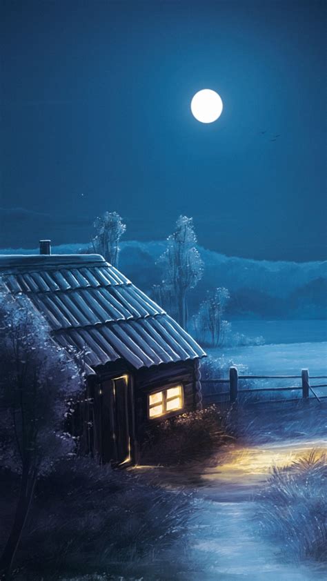 2160x3840 Landscape Night Moon Stars Sony Xperia Xxzz5 Premium Hd 4k