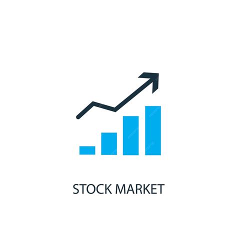 Premium Vector Stock Market Icon Logo Element Illustration Stock