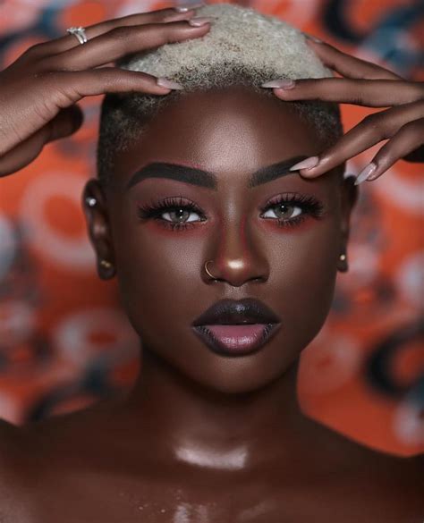 Yanjusofine 📸 Photomaticsmith 🖤 Black Girl Makeup Dark Skin Beauty Melanin Beauty