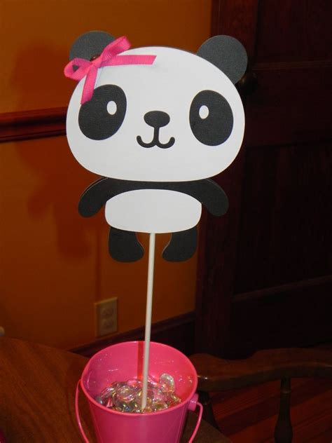 Items Similar To Panda Birthday Party Centerpiece On Etsy Panda