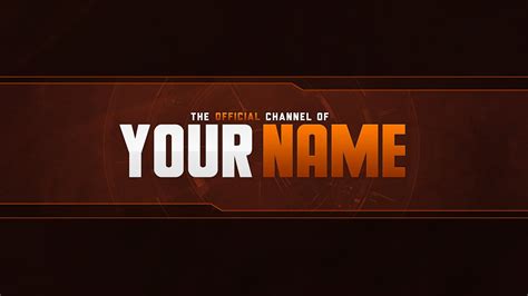 Youtube Banner Psd T Images Free Youtube Banner Within Yt Banner Template CUMED ORG