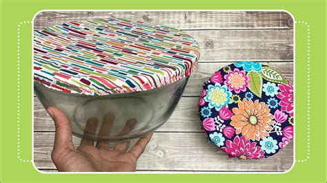 How To Sew A Reusable Fabric Bowl Cover With Crafty Gemini Youtube