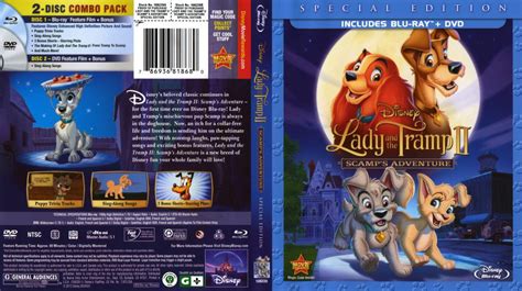 Lady And The Tramp Ii Scamps Adventure Blu Ray Cover