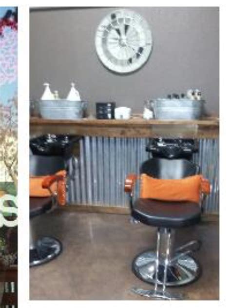 Rustic Salon Idea Back Bar Home Hair Salons Hair Salon Decor Home