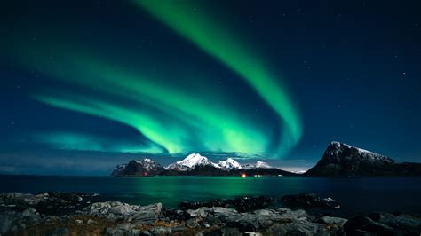 Download Aurora Borealis Nature Iceland Wallpaper