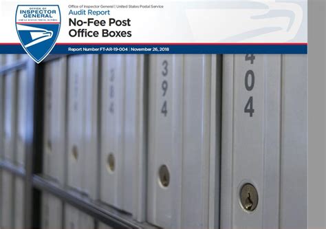 Box address via the us postal service, the package will remain on the premises of that post office for the recipient to pick up in person. USPS OIG Report: No-Fee Post Office Boxes - 21st Century ...