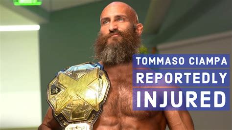 Tommaso Ciampa Reportedly Injured Youtube