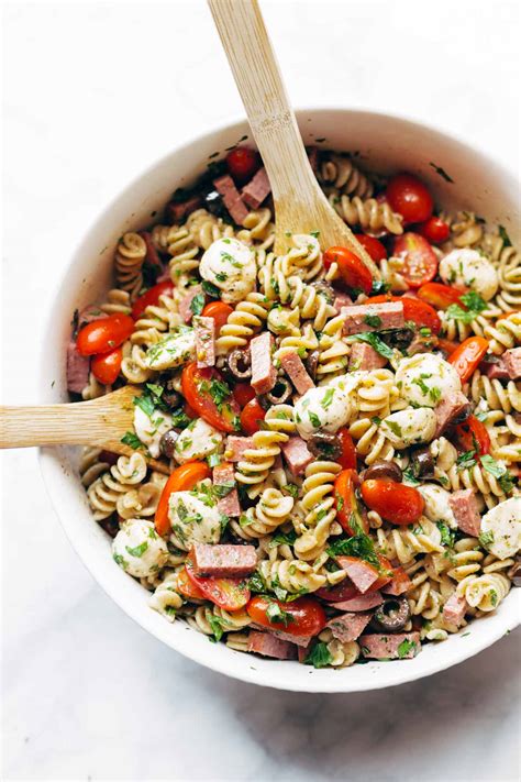 This pasta salad makes a quick and healthy lunch, or is perfect prepared ahead for a picnic or put out all the ingredients for classic pasta salad with pesto dressing and let the kids pick whatever they. PASTA SALAD - ZESTY ITALIAN 1 lb. Avg. Wt. - Starr Ave
