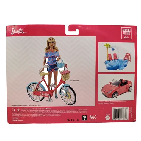 Barbie Bike Barbie Doll Bicycle In Pink Barbie Bike Ebay
