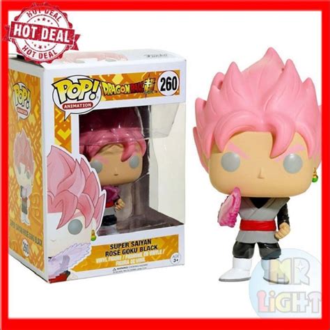 Funko Pop Dragon Ball Z Super Saiyan Rose Goku Black Figure Toy