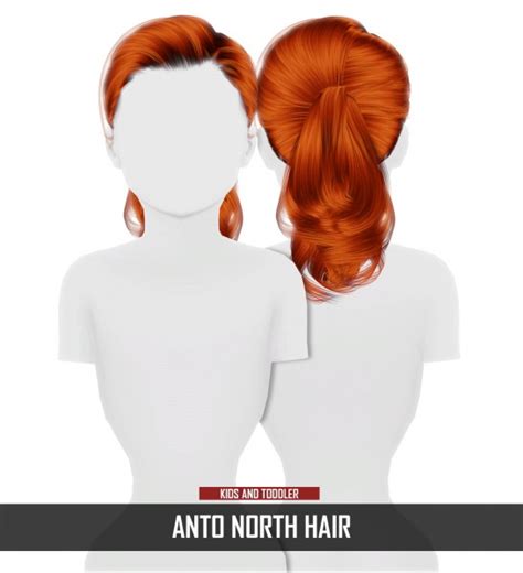 Sims 4 Hairs ~ Coupure Electrique Anto S North Hair