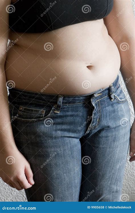 Eine Fette Frau Stockfoto Bild Von Bauch Wunsch Nanometer