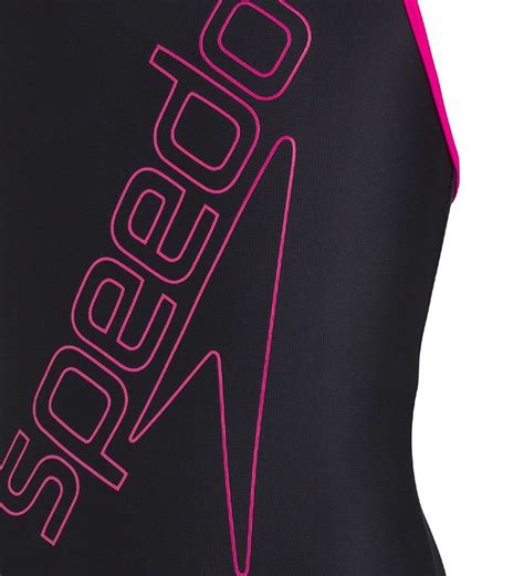 Speedo Swimsuit Boomstar Placement Flyback Black