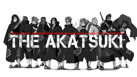 Akatsuki Black Desktop Wallpapers Wallpaper Cave