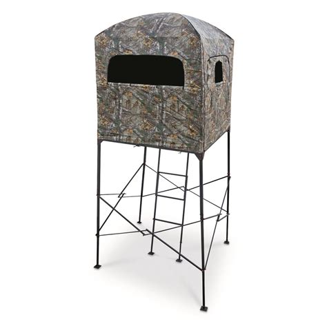 Primal Tree Stands 7 Homestead Quad Pod Stand With Enclosure Hunting