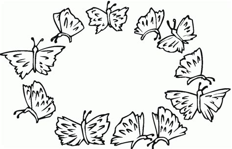 Butterflies are flying insects adorning the gardens. Free Printable Butterfly Coloring Pages For Kids