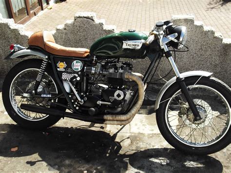 CLASSIC TRIUMPH T140V BONNEVILLE CAFE RACER | eBay | カフェ ...