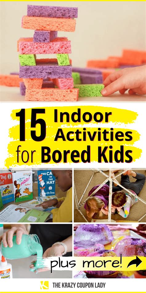 15 Indoor Activities For Bored Kids Crafts To Do When Your Bored