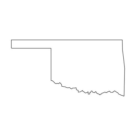 Oklahoma Outline Stock Photos Pictures And Royalty Free Images Istock