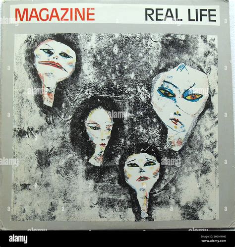 1978 Magazine Real Life Lp 1970s Record Album Vinyl Cover Illustration