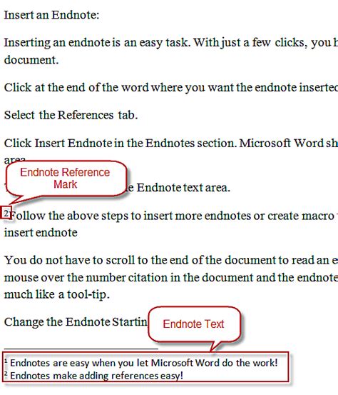The footnotes pane appears at the bottom of your document. How to Insert Endnotes in Word 2010