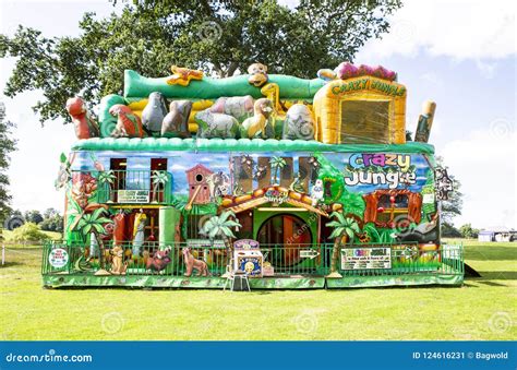 Crazy Jungle Inflatable Adventue At The Great British Food Festival
