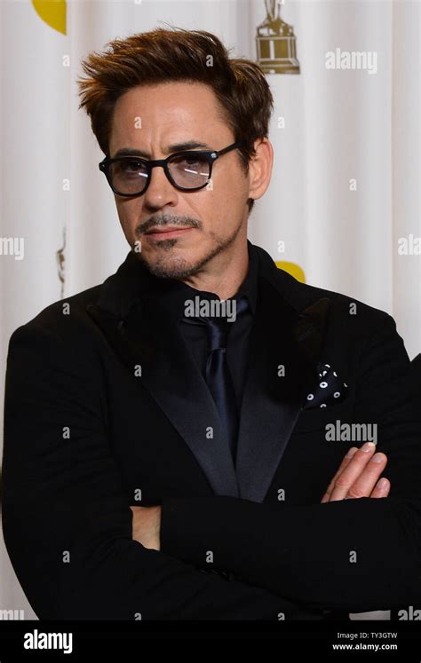 Actor Robert Downey Jr Appears Backstage At The 85th Academy Awards At
