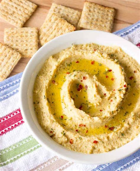 Simple Hummus Without Tahini The Wholesome Dish