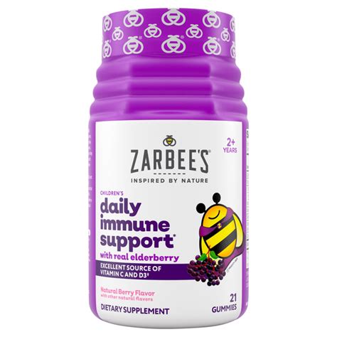 Save On Zarbees Naturals Childrens Daily Immune Support Gummies Berry