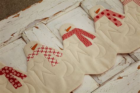 Snowman Table Runner Download Pattern