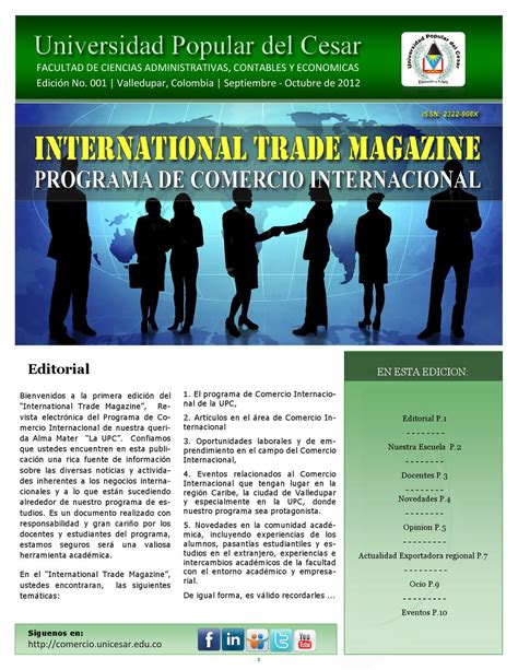 International Trade Magazine By Cesar Galindo Angulo Issuu