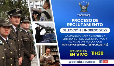 Policía Ecuador On Twitter 𝐄𝐍 𝐕𝐈𝐕𝐎🔴 En Pocos Minutos Sigue La Transmisión Sobre El Proceso De