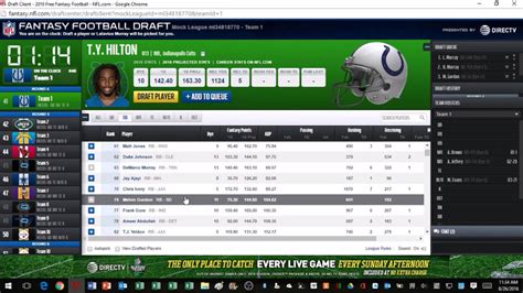 Below are the full draft results, with analysis following each round. Nfl Fantasy Football Draft