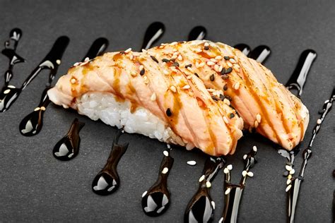 Grilled Salmon Hana Sushi Posnania