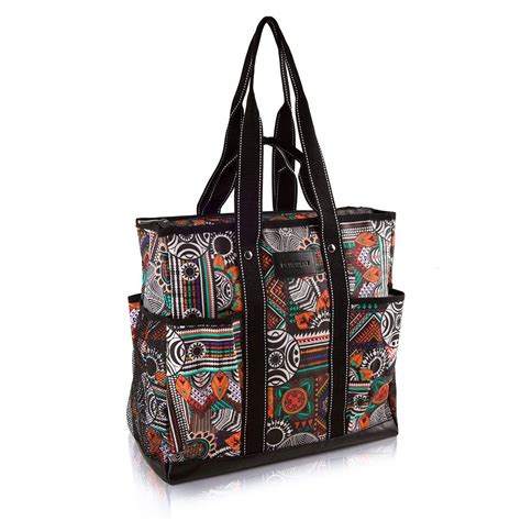 Canvas Utility Tote Bag Multiple Exterior and Interior ...
