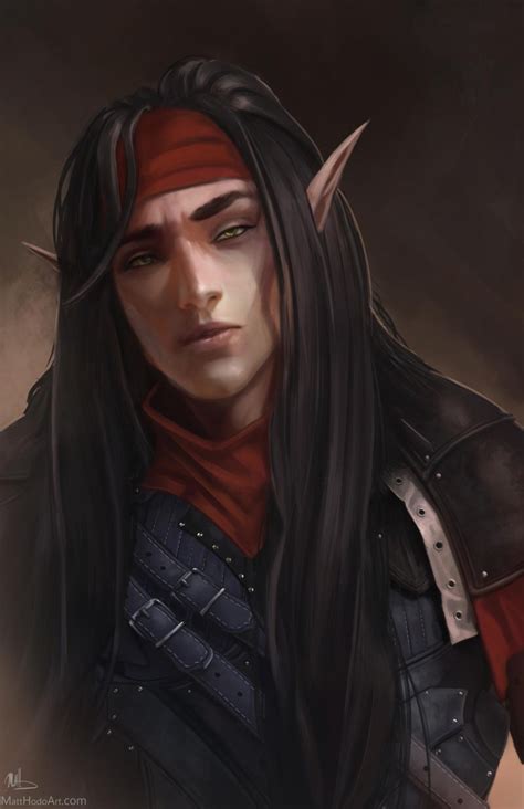 High Elf Rogue Commission By Devtexture On DeviantArt Character Portraits Fantasy Art Men