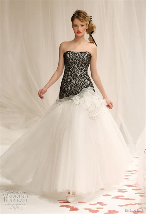 Black And White Wedding Dress Decoration Designs Wedding Dress