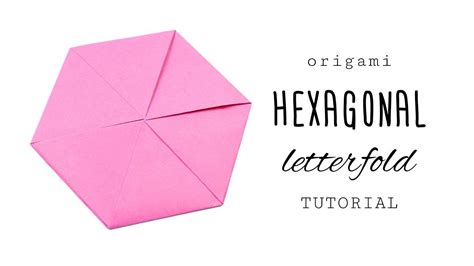 Origami Hexagon Letterfold Tutorial Diy Paper Kawaii Origami