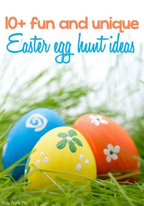 More ideas for easter egg hunt activities. 10+ Fun and Creative Easter Egg Hunt Ideas