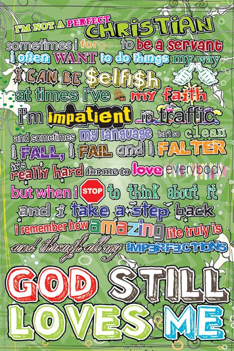 Christian Posters For Youth God Still Loves Me Christian Posters