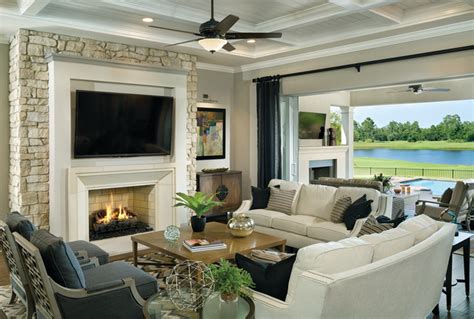 Asheville Model Home Interior Design 1264f Traditional