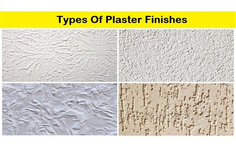 Types Of Plaster Wall Finishes