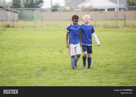 Soccer Teammates Image And Photo Free Trial Bigstock